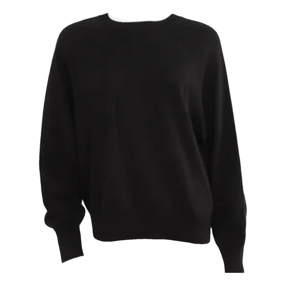 Hermes Elegant Black Crew Neck Sweater